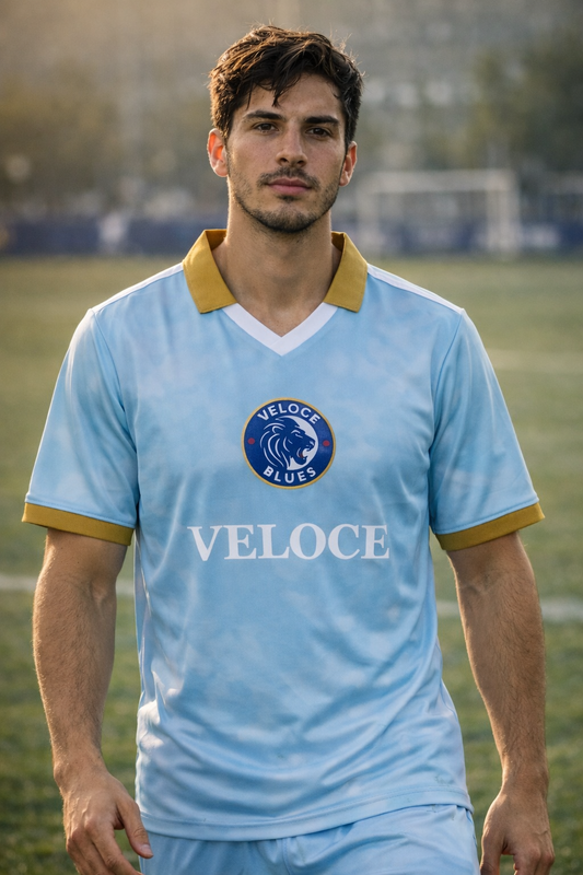Veloce Blues Football kit